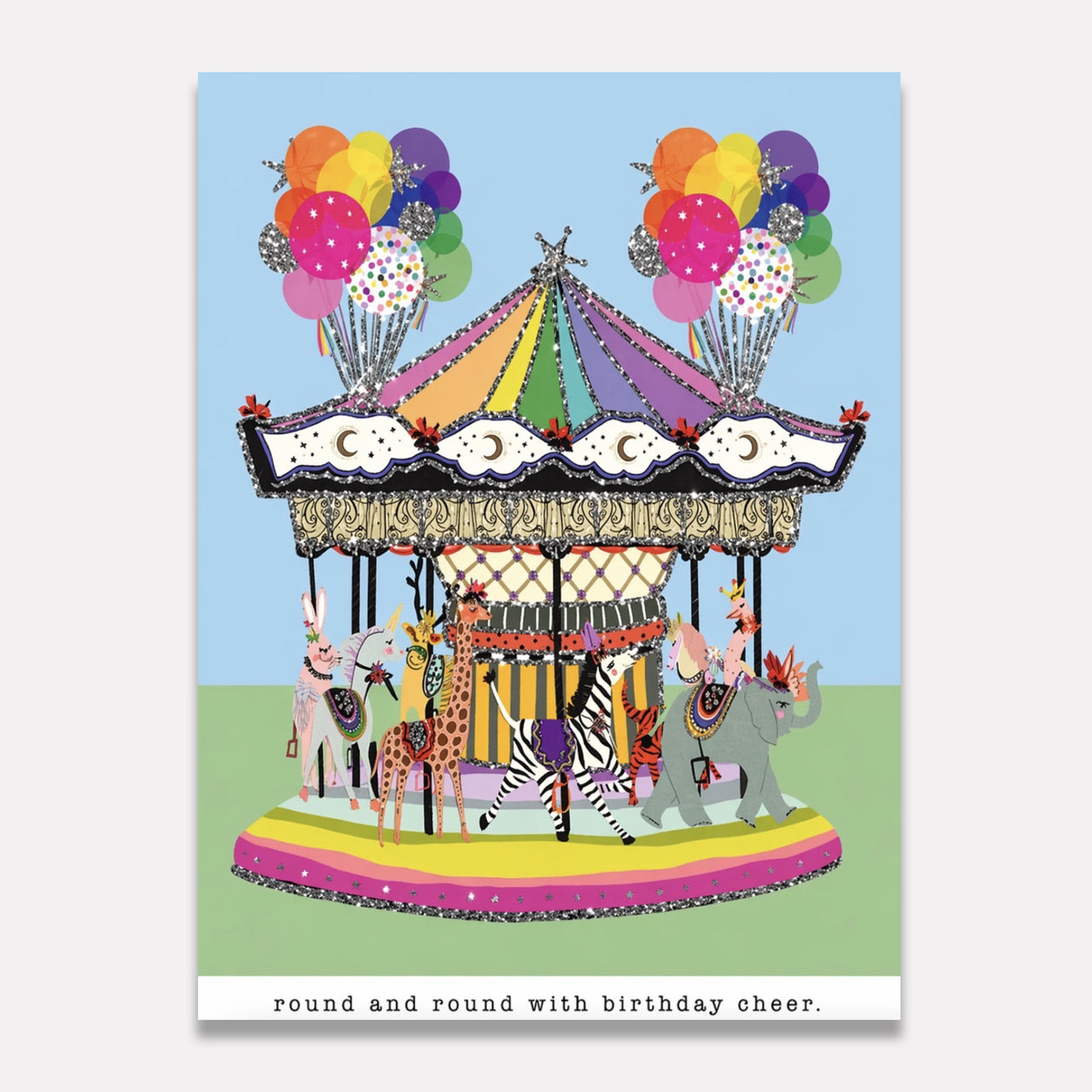 Round And Round With Birthday Cheer.