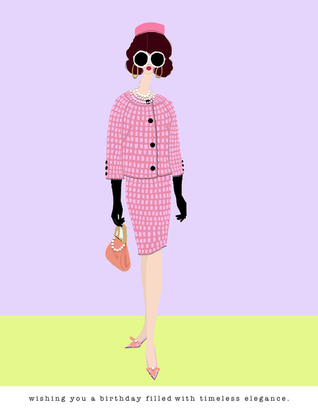 Wishing You A Birthday Filled With Timeless Elegance. (JACKIE)
