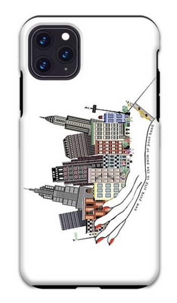 New York City In The Palm Of Your Hand iPhone Case