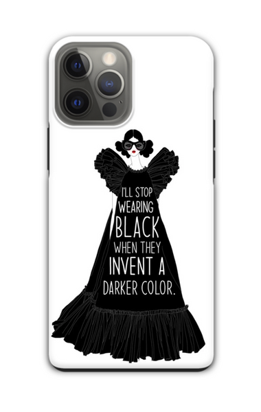 I'll Stop Wearing Black When They Invent a Darker Color iPhone Case