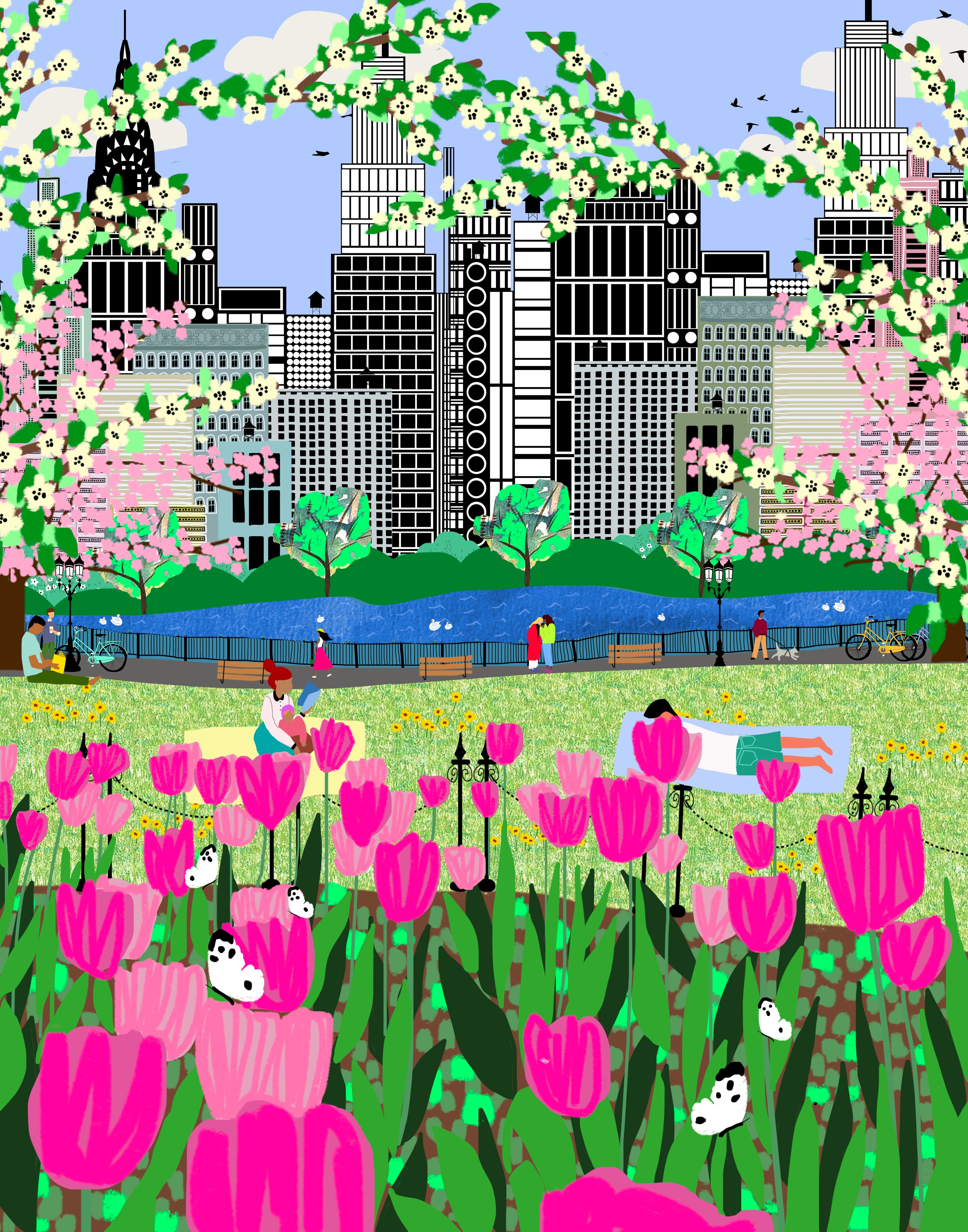絵画 VERRIER NEWYORK CITY IN THE PALM OF YOUR New York City In The Palm Of Your Hand – VERRIER HANDCRAFTED