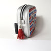 Frenchie With Stripes Cosmetic Pouch