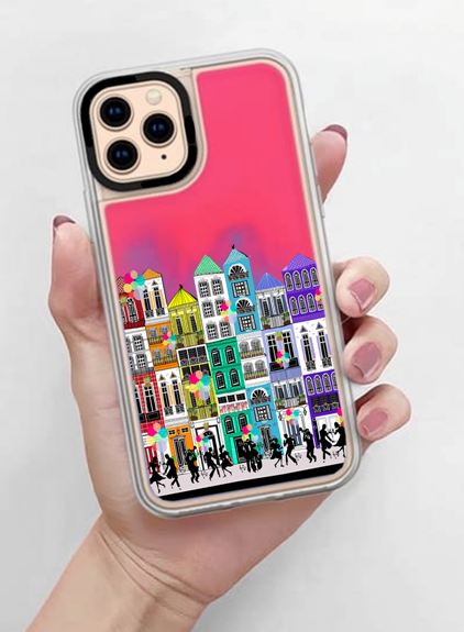 I Wanna Wake Up In The City Neon Sand iPhone X/Xs Case