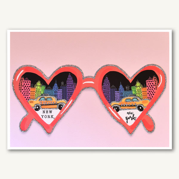 New York City Heart Sunglasses