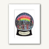 New York City Rainbow Snowglobe