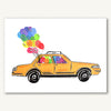 NYC Taxi With Balloons