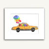 NYC Taxi With Balloons