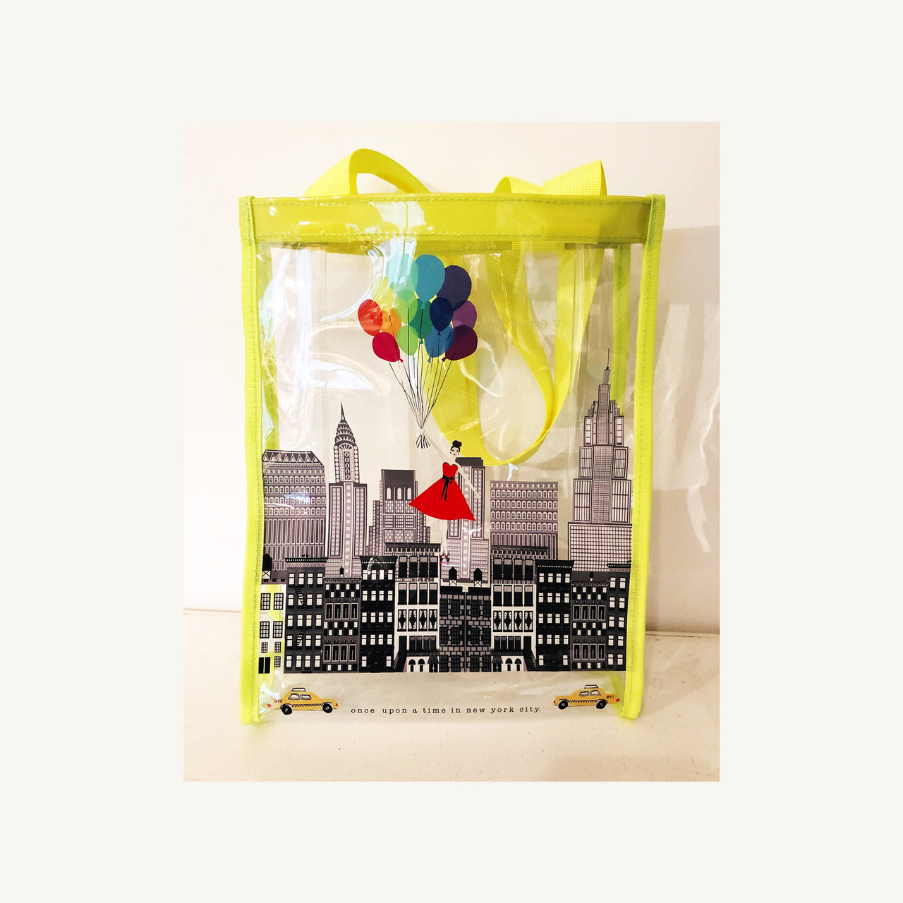 Once Upon A Time In New York City Clear Vinyl Bag