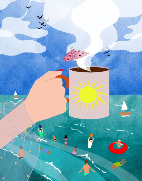 Coffee with a Side of Sunshine Sea Breeze (PRINT)